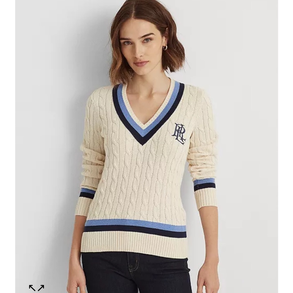 Ril Feami Mix V Neck L S Knit Laurel Wreath Black